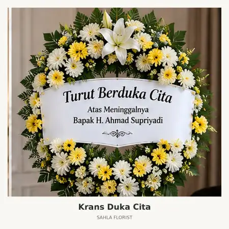 Krans Bunga Duka Ancol